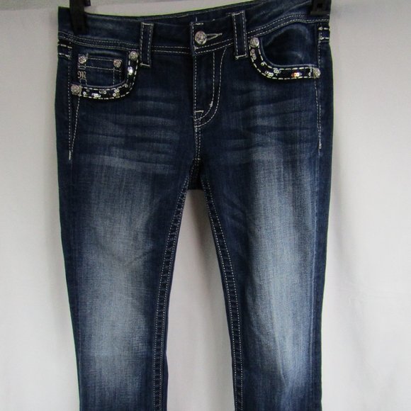 Women's | Miss Me | Easy Boot | 27/33 | Blue Jeans - Picture 3 of 5